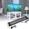 Neues Design, 25 W, 108 LEDs, Solarlicht, Graslampe mit Fernbedienung, geeignet für 28,54–42,32 Zoll lange Aquarien, schwarze Aquariumbeleuchtung