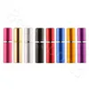 5ml Perfume Bottle Aluminium Anodized Compact Perfume Atomizer Fragrance Glass Scent-bottle Travel Makeup Spray Bottle CYZ2968 Sea Shipping