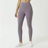 Leggings Pantaloni da yoga per donne ragazze nude sensazione sabbiata stretch esercizio fitness vita alta caviglia nero