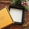 Big 24245cm 5pcs Fashion Yellow Lux Gift Paper Box Macaron Chocolate Cookie Wedding Christmas Birthday Party Gifts Packaging6272437