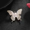 Mode elegante roze emaille vlinder broche voor vrouwen kleding accessoires Hoge kwaliteit insect vrouwelijke pak revers pins sieraden
