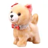 Дети плюшевые щенки Pet Toy Toy Walk Bea Robot Dog Toys для детей звук интерактивные собаки электронные игрушки мальчики девочек день рождения подарки 201212