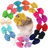 16 colori Baby Gilrs Big Bows Clip Ribbon 4 "Hair Bow Hair Clips Barrettes Accessori per capelli per ragazze Adolescenti Bambini Neonati Toddler LJ201226