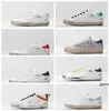 "Högkvalitativ Italien Märke Designer Sneakers Super Luxury Shoe Sequin Classic White Do -Old Dirty äkta lädermans Kvinnor C