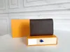 2022designer 지갑 신용 카드 포켓 클래식 남성 및 여성 지갑 카드 소지자 고품질 선물 Box231V