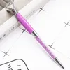 Penna Present Ball-Point Pennor Durable BallPoint Pennor Stor Diamant Metal Pen Crystal Pen Creative School Office Stationery Writing Supplies wmq181