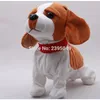 Cães eletrônicos bonitos Cães de estimação Som Controle Som Interativo Robô Brinquedo Cães Barks Stand Walk Electic Pet Brinquedos Presentes de Natal para Crianças LJ201105