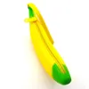 女性ファッション卸売シリコーンバナナジッパー鉛筆ケースバッグキーポーチ漫画フルーツポータブルコイン財布