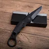 1Pcs Outdoor Tactical Folding Knife 440C Black Tanto Blade Blacks G10 Handle EDC Pocket Folder Knives With Retail Box