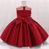 2020 flor vestido de casamento bebê recém-nascido meninas vestido para bebê elegante vestido de princesa infantil batismo 1 ano vestido de festa de aniversário q9957435