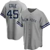 99 Aaron Judge 45 Maillots de baseball Gerrit Cole Anthony Rizzo Gleyber Torres Derek Jeter Josh Donaldson DJ LeMahieu Aaron Hicks Matt Carpenter StantonTaillon