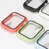 Matte Hard Watch Case with GLASS Screen Protector for Series 5/4/3/2/1 Full Coverage 38 40 42 44mm