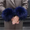 Autumn and Winter Women039s Large Cuff Overleeps Hand Ring Fur Wrist Stöd