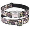 AirUidog Dog Collar Verstelbare gepersonaliseerde Duurzame Nylon Gratis Gegraveerde ID Naam Jongen Meisje Kraag Perro Chihuahua LJ201113