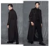 6XL 7XL 8XL 9XL Echter Trenchcoat mit hohem Schlitz, Windjacke, langer, tödlicher klassischer Windjacke, Wu Jing Won the Handsome X-Long Coat 201119