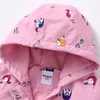 Balabala 어린이 의류 소녀 코트 아기 가을 새로운 한국어 버전 패션 어린이 면화 자켓 2 PCS 정장 201126