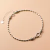 MIQIAO Bracelet On The Leg Chain Women039s 925 Sterling Silver Anklets Female Thai Silver Beanie Foot Fashion Jewelry For Girls4944806