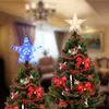 크리스마스 거대한 별 LED 디코토션 조명 220V EU 플러그 플라스틱 방수 램프 크리스마스 트리 장식 갈랜드 겨울 휴가 조명 201203