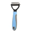 Pets Fur Knot Cutter Dog Grooming Shedding Tools Pet Cat Hair Removal Comb Brush Double Sided Pet Products Combs for Cats RRA11744