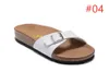 Madryt 2019 New Summer Beach Cork Pantofl Flip Flip Flops Sandały Kobiety Mieszane Kolor Casual Slajdy Buty Płaskie 801 Darmowa Wysyłka US3-10