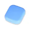 Mini Square Contact Lens Accessories Case with Mirror Women Eyes Colored Contact Lenses Box Container Lovely Travel Kit