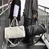 Bolsos de lona 2022 para hombre, bolso de lona de viaje, bolso grande de piel de cocodrilo de lujo en relieve, bolso de mano para gimnasio, bolso de fin de semana para mujer