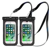 US-Lager 2 Packung Wasserdichte Hüllen IPX 8 Mobiltelefon-Trockensack für iPhone Google Pixel HTC LG Huawei Sony Nokia und andere Telefone A41 A48