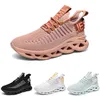 Högkvalitativ icke-varumärke löparskor för män Svart Vit Grön Terracotta Krigare Bekväm Mesh Fitness Outdoor Jogging Walking Shoe 39-46