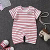 Baby Pajamas Pure Cotton Short Sleeve Jumpsuit 2020 Summer Baby Clothes Romper Cotton Newborn Body Suit Baby Pajama Rompers T200701258523