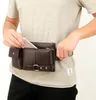 Borse a vita Fanny Pack Black Impermeabile Soldi Borsa da cintura Borsa Uomini Borsa Portafoglio da viaggio Adolescente Maschio Sport all'aperto