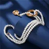 Frauen Perle Halskette Mode Barock Imitation Perle Kette Halskette Frauen Colliers Collares Halskette Urlaub Mode Schmuck