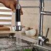 SHBSHAIMY CHROME Rotertable Kitchen Faucet Pull-Out Kitchen Spray Dual Spray Dual Handle Single Hole Hot and Cold Mixer TAPS T200424