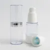 20 x 15 ml 30 ml 50 ml tragbare luftlose Pumpenflasche 1 Unzen nachfüllbare kosmetische Behälter PP -Verpackung216W