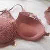 Wriufred Sexy Bra Metties Zestaw przednie klamry stanik Zestaw Zestaw Zestaw Koronki Haft głębokie V Bilding Zestawy LJ201031