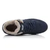 ZYYZYM hommes bottes chaussures d'hiver pour hommes à lacets Style hiver mode baskets décontracté en peluche garder au chaud jeunesse coton chaussures bottes de neige 201204