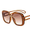 US Warehouse Moda Oversized Round Sunglasses Mulheres Vintage Vintage Colorido Oval Lente Eyewear Homens Sun Óculos De Sol Shades UV400