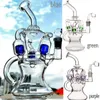 Recycler Pipe à eau narguilés bongs en verre inling perc 9.4 "grandes plates-formes pétrolières dabber rig