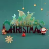 سيليكون قالب DIY كريستال الايبوكسي قالب رسالة عيد الميلاد قائمة صب القالب عيد الميلاد الديكور الديكور كرافت عن 26.9 * 15cm و BT712