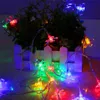 2M5M USBBattery Fleur LED Fée Guirlande Guirlande Chambre De Noël Décoratif Télécommande Éclairage De Vacances Année Décor Y201020