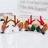 23 Styles Jul hårnål Cartoon Santa Claus Snowman Antler Hair Clip Child Adult Christmas pannband Juldekoration Hårklipp