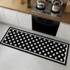 Kitchen Carpets Anti Fatigue Kitchen Rug and Mat Set of 2 Non Slip Floor Mats Machine Washable Carpet Runner Rugs for Entryway Indoor Outdoor