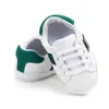 Scarpe da bambina morbide per scarpe da bambino Sneakers da bambina primaverili Scarpe da neonato bianche First Walker45pu