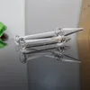 2022 new Mini Quartz Nail 5 Inch Filter Tips Tester Quartz Dab Straw Tube Glass Water Pipes Smoking Accessories