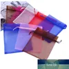 50pcs 13x18cm Organza Gift Bags Jewelry Packaging Bags Wedding Party Decoration Drawable