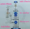 Corona Hookah Glass Bong Oil Rigs Recycler Banger Hanger 18 mm DAB Waxgewricht