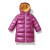 2020 Nowe Dzieci Kurtka Zimowa Dla Dzieci Dziewczyny Srebrne Gold Chłopcy Płaszcz Z Kapturem Płaszcz Baby Odzież Outwear Parka Girls Down Coats LJ201125