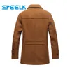 Brand Winter Wool Coat Men Double-neck Woolen Jackets Male Plus Size 5XL Thick Jacket Mens Slim Fit Outwear Windbreaker 201128