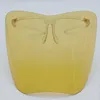 Clear Glasses Face Shield full face Plastic Protective mask Colorful Anti-fog anti oil dust splash safty cover Faceshield GGA3799-3