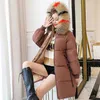 Vinter Hooded Warm Down Coat Kvinnor Casual Long Down Jackor Ladies Tjockad Bomull Parka Plus Storlek Ytterkläder Koreanska Harajuku Coat T200107