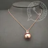 Catene 2022 originale 1: 1 argento sterling Tif collana palla di alta qualità per le signore festa di nozze regalo di gioielli di lusso squisito